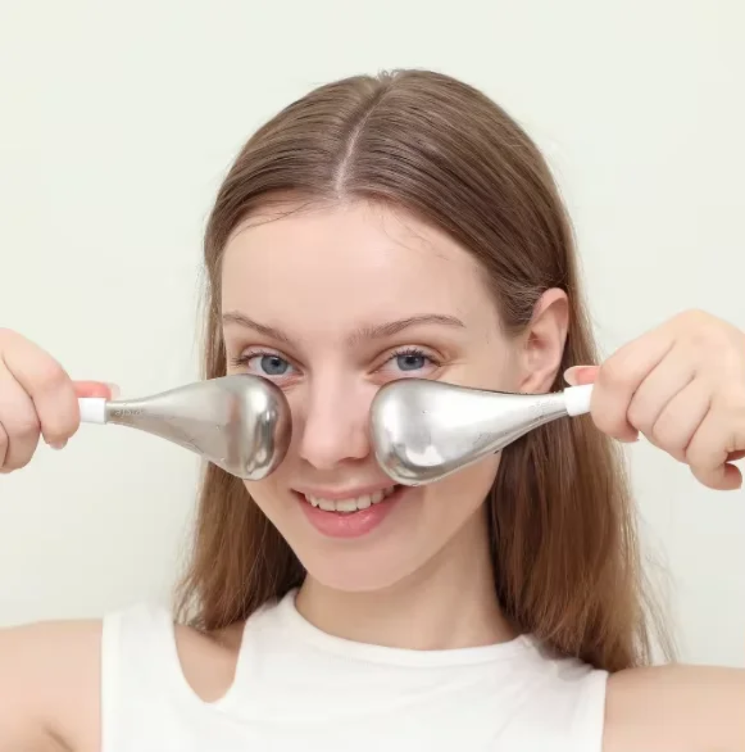 Masseur Facial Cuillères en Acier Inoxydable