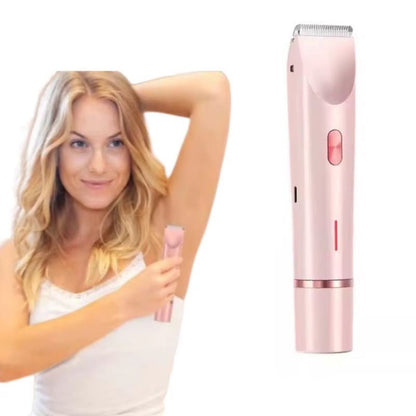 Épilation Douce , Rasoir Électrique 2-en-1 Femme – Rasoir Visage & Corps