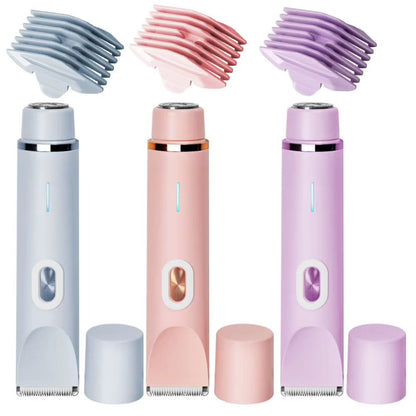 Épilation Douce , Rasoir Électrique 2-en-1 Femme – Rasoir Visage & Corps